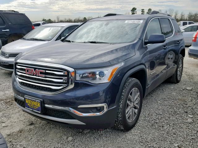 1GKKNLLS8JZ232338 - 2018 GMC ACADIA SLE BLUE photo 2