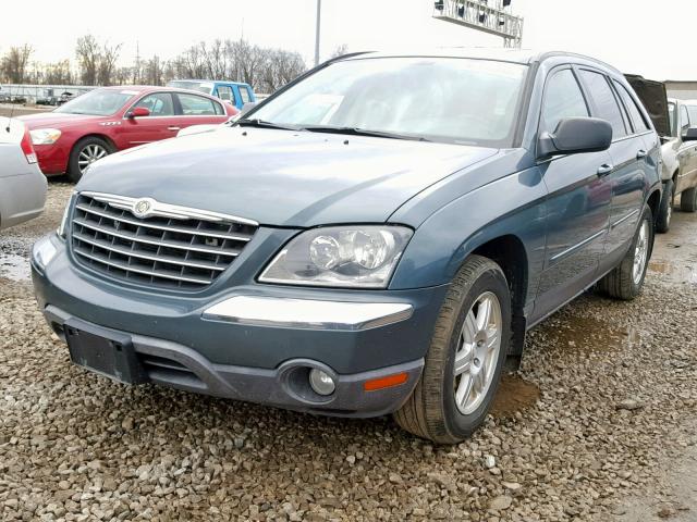 2A8GF684X6R925593 - 2006 CHRYSLER PACIFICA T BLUE photo 2