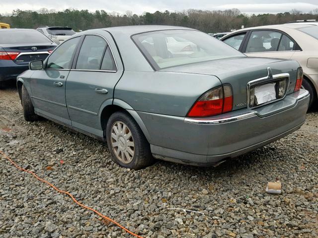 1LNHM86S35Y630677 - 2005 LINCOLN LS أخضر صورة 3