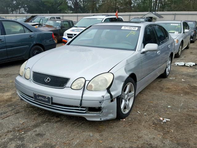 JT8BH68X8W0005234 - 1998 LEXUS GS 400 SILVER photo 2