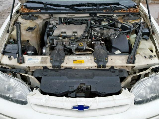 2G1WL52J611187070 - 2001 CHEVROLET LUMINA WHITE photo 7