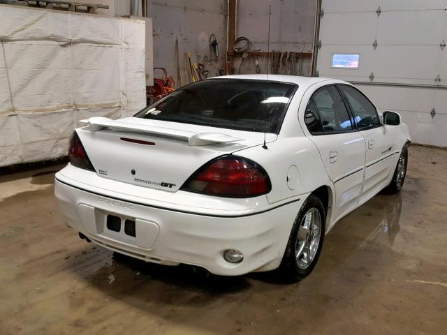 1G2NV52E6YC561718 - 2000 PONTIAC GRAND AM G WHITE photo 4