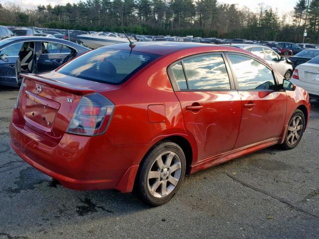 3N1AB6AP7AL644051 - 2010 NISSAN SENTRA 2.0 RED photo 4