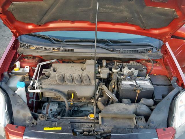 3N1AB6AP7AL644051 - 2010 NISSAN SENTRA 2.0 RED photo 7