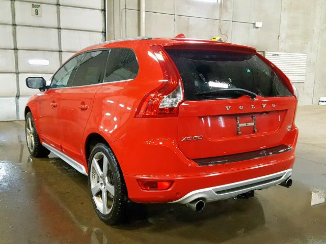 YV4902DZ1C2255189 - 2012 VOLVO XC60 T6 RED photo 3