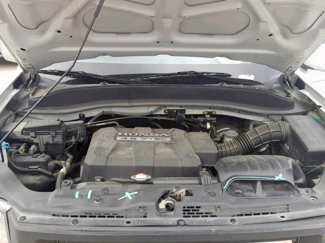 2HJYK16536H510896 - 2006 HONDA RIDGELINE SILVER photo 7