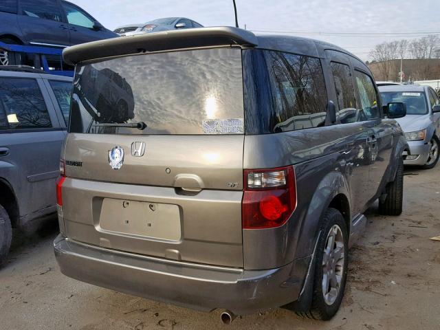 5J6YH18957L000826 - 2007 HONDA ELEMENT SC GRAY photo 4