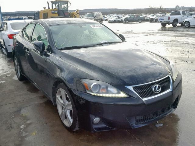 JTHBF5C22B5138063 - 2011 LEXUS IS 250 BLACK photo 1