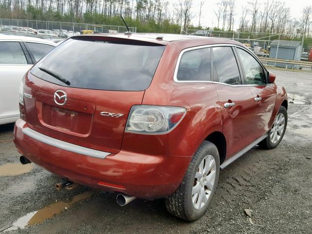 JM3ER293470107090 - 2007 MAZDA CX-7 RED photo 4