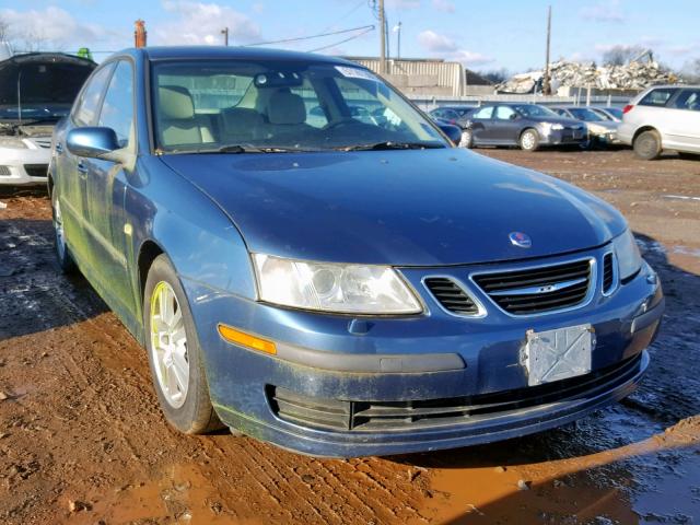 YS3FD49Y471112683 - 2007 SAAB 9-3 2.0T BLUE photo 9