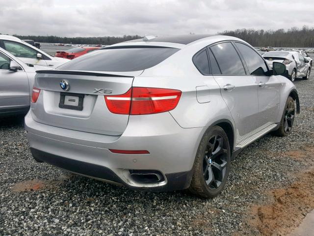 5UXFG8C57BLZ95792 - 2011 BMW X6 XDRIVE5 Күміс фото 4