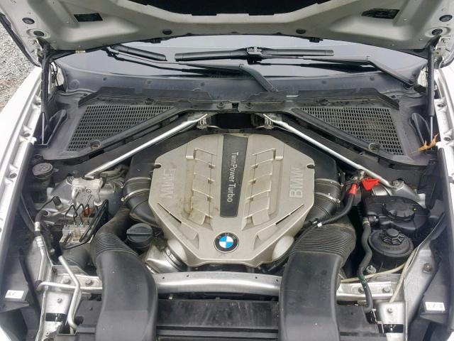 5UXFG8C57BLZ95792 - 2011 BMW X6 XDRIVE5 Күміс фото 7