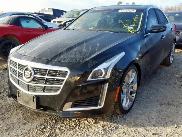 1G6AS5S33E0163111 - 2014 CADILLAC CTS PERFOR BLACK photo 2