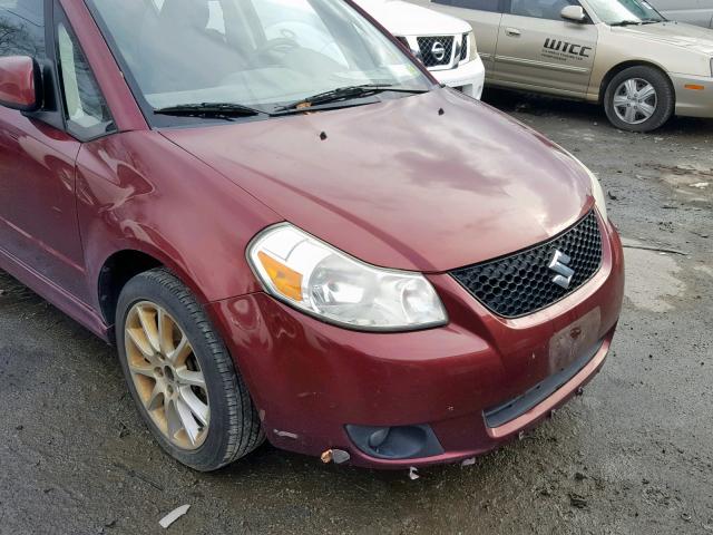 JS2YC417785100906 - 2008 SUZUKI SX4 TOURIN MAROON photo 9