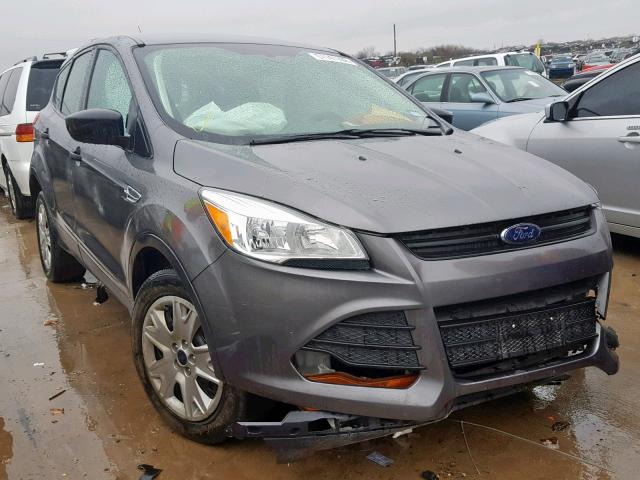 1FMCU0F76EUC42681 - 2014 FORD ESCAPE S GRAY photo 1