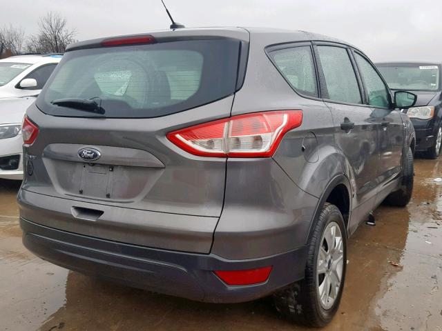 1FMCU0F76EUC42681 - 2014 FORD ESCAPE S GRAY photo 4