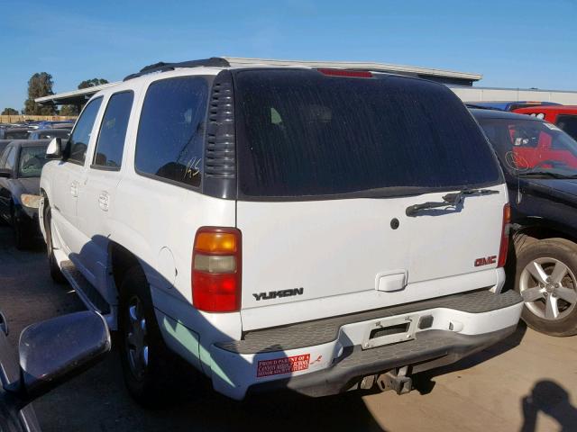 1GKEK63U93J174010 - 2003 GMC YUKON DENA WHITE photo 3