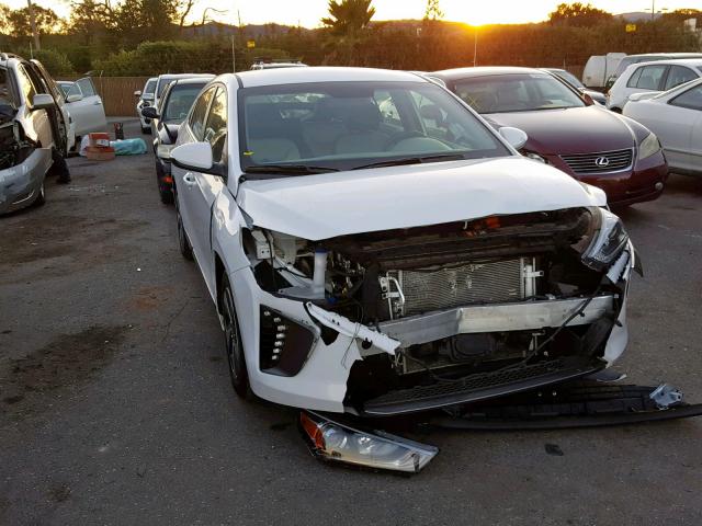 KMHC75LC9HU057471 - 2017 HYUNDAI IONIQ SEL WHITE photo 1