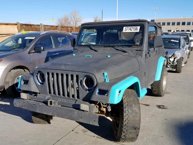 1J4FY29P1XP422255 - 1999 JEEP WRANGLER / BLACK photo 2