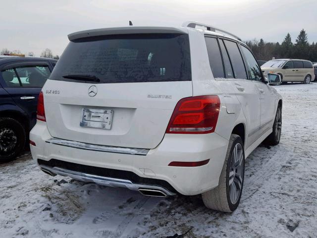 WDCGG0EB8EG307154 - 2014 MERCEDES-BENZ GLK 250 BL WHITE photo 4