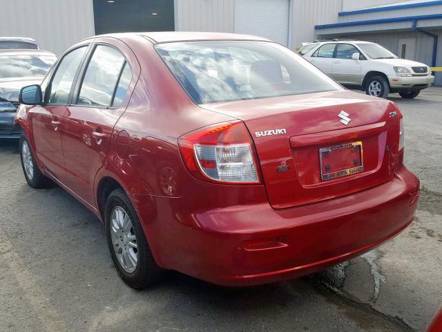 JS2YC5A30D6101399 - 2013 SUZUKI SX4 LE RED photo 3