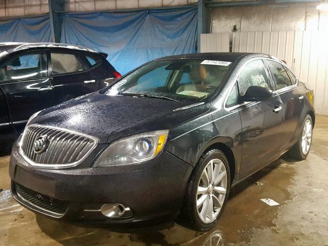 1G4PR5SK8E4116882 - 2014 BUICK VERANO CON BLACK photo 2