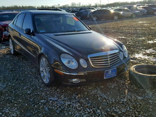 WDBUF56X57B150751 - 2007 MERCEDES-BENZ E 350 BLACK photo 1