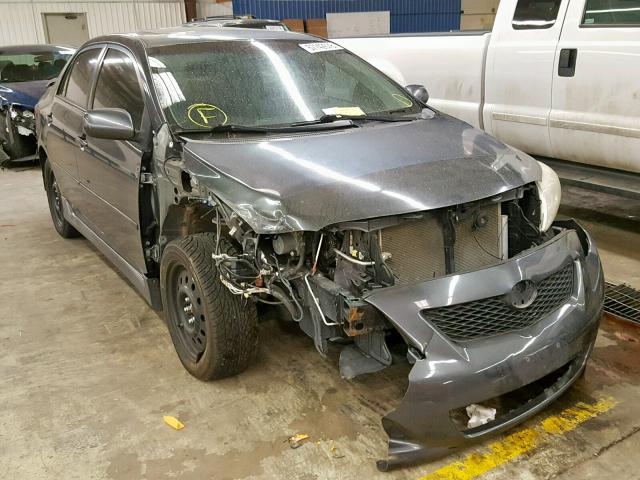 1NXBE40E89Z033827 - 2009 TOYOTA COROLLA XR GRAY photo 1