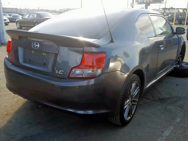 JTKJF5C79B3007144 - 2011 TOYOTA SCION TC GRAY photo 4