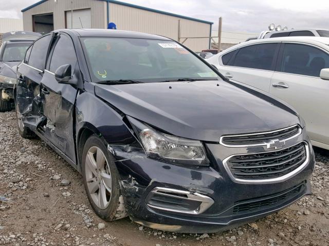 1G1P75SZXF7258232 - 2015 CHEVROLET CRUZE BLACK photo 1