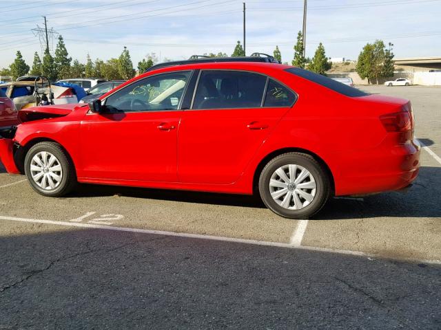 3VW2K7AJ4EM235053 - 2014 VOLKSWAGEN JETTA BASE RED photo 9