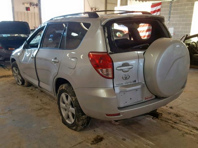 JTMBD31V965001331 - 2006 TOYOTA RAV4 LIMIT SILVER photo 3