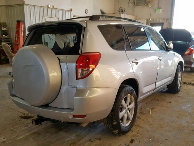 JTMBD31V965001331 - 2006 TOYOTA RAV4 LIMIT SILVER photo 4