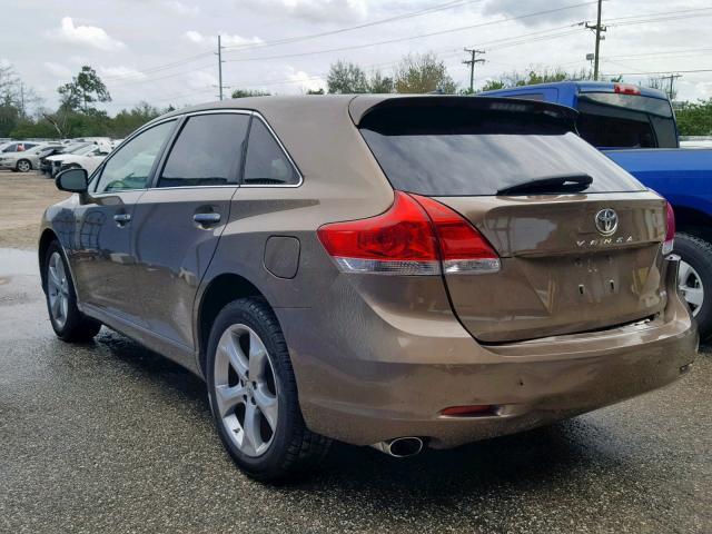 4T3BK11A29U012854 - 2009 TOYOTA VENZA BASE BROWN photo 3