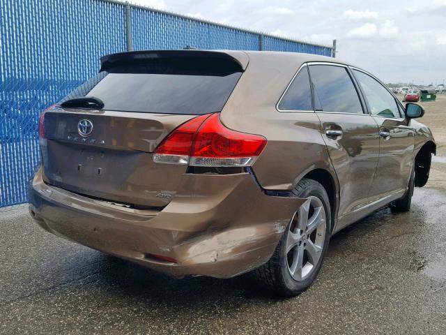 4T3BK11A29U012854 - 2009 TOYOTA VENZA BASE BROWN photo 4