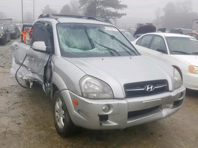 KM8JN12D47U619078 - 2007 HYUNDAI TUCSON SE SILVER photo 1