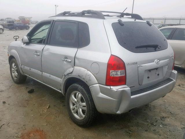 KM8JN12D47U619078 - 2007 HYUNDAI TUCSON SE SILVER photo 3