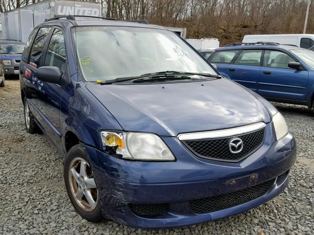 JM3LW28A030362782 - 2003 MAZDA MPV WAGON BLUE photo 1