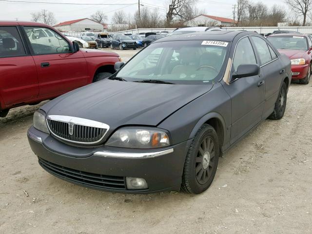 1LNHM86S75Y626826 - 2005 LINCOLN LS BLACK photo 2