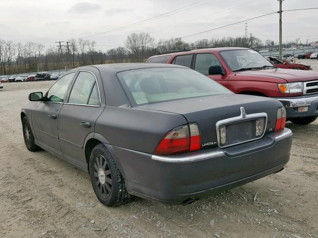 1LNHM86S75Y626826 - 2005 LINCOLN LS BLACK photo 3