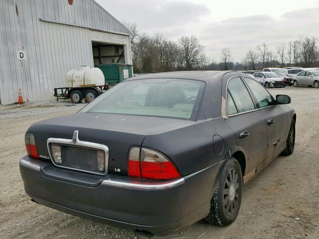 1LNHM86S75Y626826 - 2005 LINCOLN LS BLACK photo 4