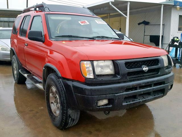 5N1ED28TXYC556990 - 2000 NISSAN XTERRA RED photo 1