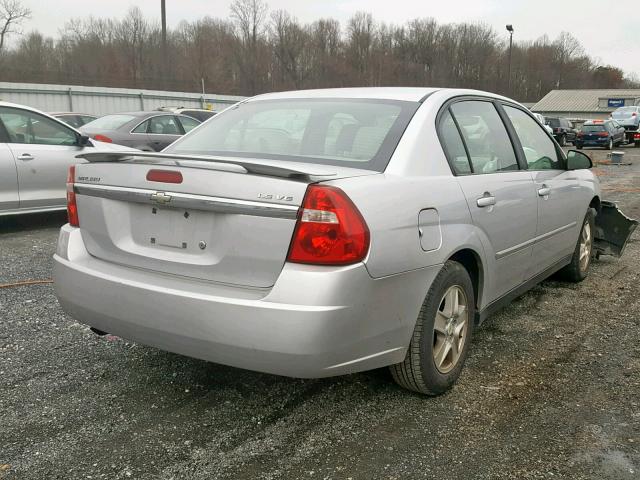 1G1ZT52815F303803 - 2005 CHEVROLET MALIBU LS Gümüş foto 4