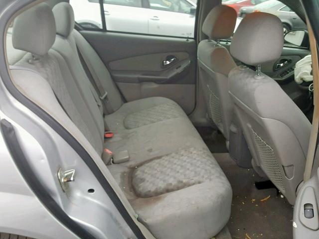 1G1ZT52815F303803 - 2005 CHEVROLET MALIBU LS Gümüş foto 6