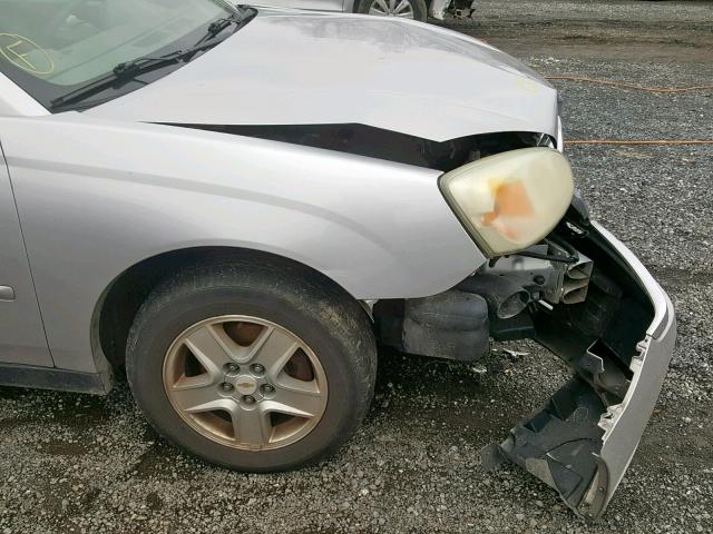 1G1ZT52815F303803 - 2005 CHEVROLET MALIBU LS Gümüş foto 9