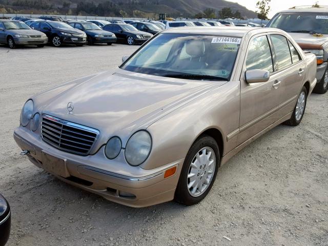 WDBJF65J11B210666 - 2001 MERCEDES-BENZ E 320 GOLD photo 2