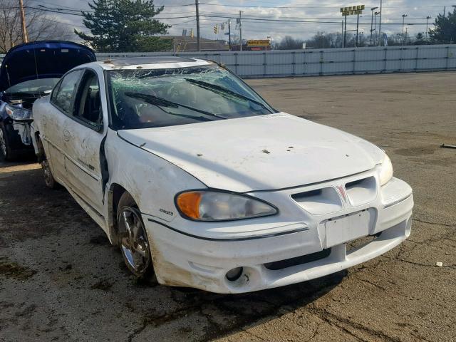 1G2NW52E51C196211 - 2001 PONTIAC GRAND AM G WHITE photo 1