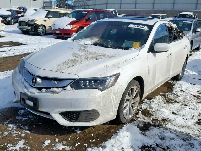 19UDE2F35GA017558 - 2016 ACURA ILX BASE WHITE photo 2