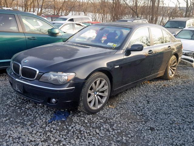 WBAHL83528DT14413 - 2008 BMW 750I BLACK photo 2