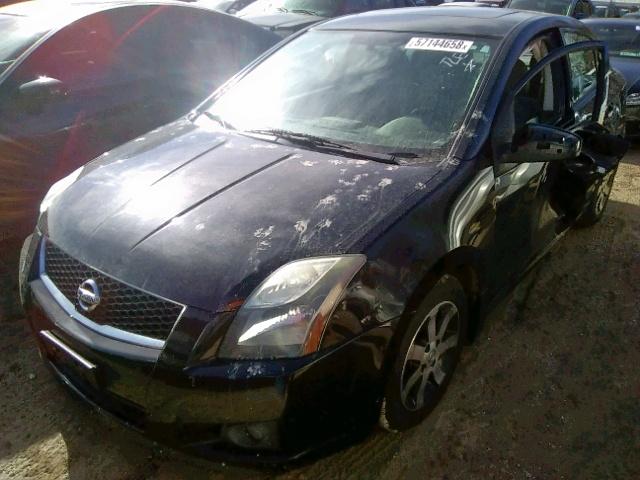 3N1AB6AP9CL749614 - 2012 NISSAN SENTRA 2.0 BLACK photo 2